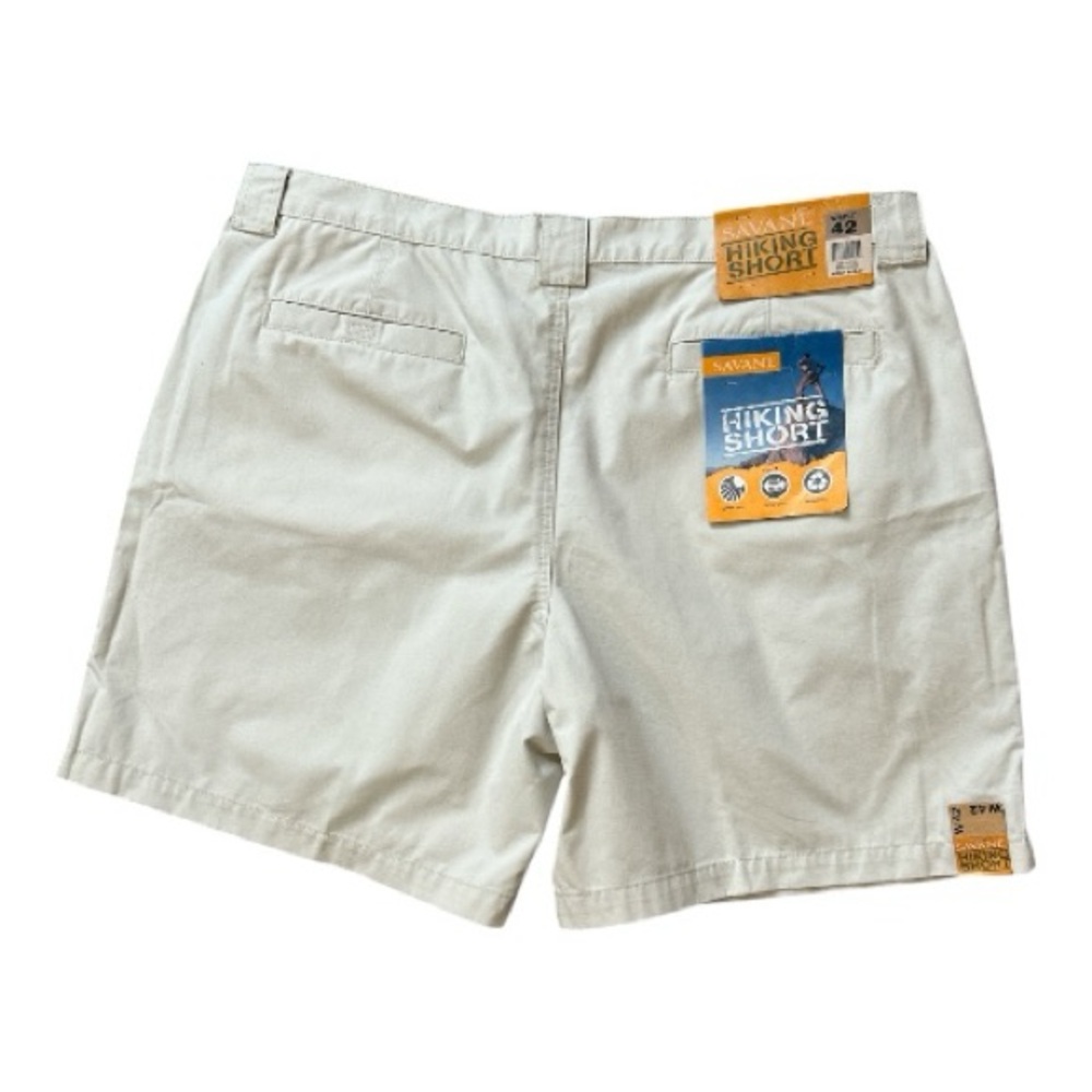 Savane Men’s Cargo Hiking Shorts Tan Size 42 NWT Outdoor Utility Stretch - Picture 4 of 6